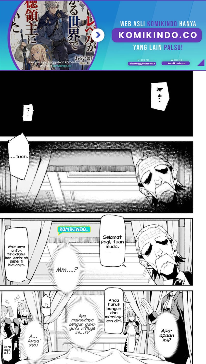 Baca Manga Ore dake Level ga Agaru Sekai de Akutoku Ryoushu ni Natteita Chapter 01.2 Gambar 2