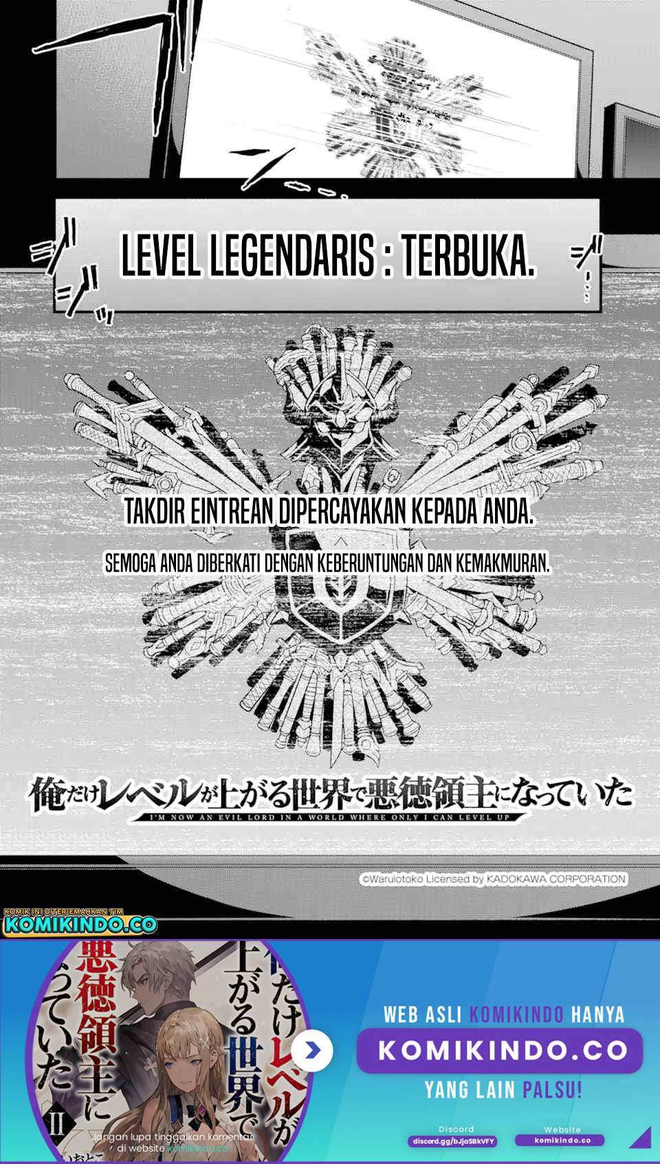 Ore dake Level ga Agaru Sekai de Akutoku Ryoushu ni Natteita Chapter 01.1 Gambar 20