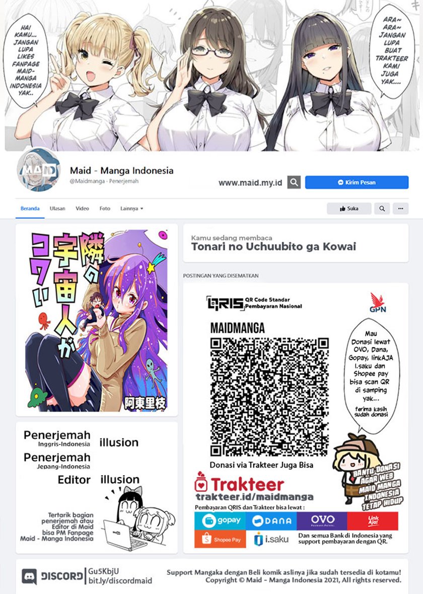 Baca Manga Tonari no Uchuubito ga Kowai Chapter 02 Gambar 2
