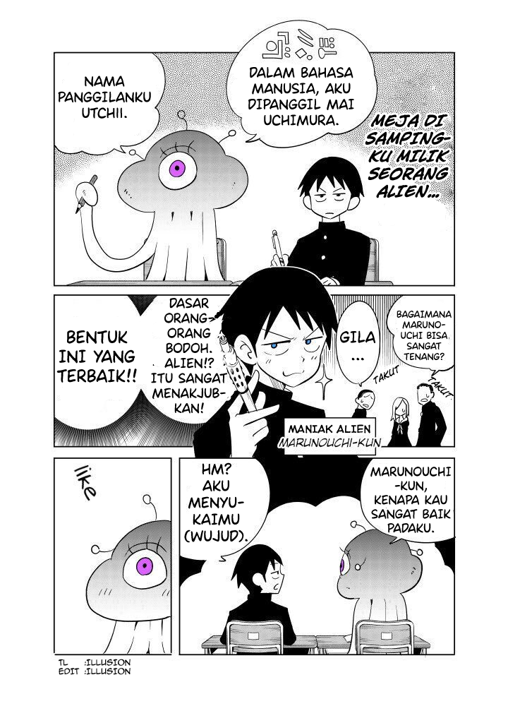 Baca Komik Tonari no Uchuubito ga Kowai Chapter 01 Gambar 1