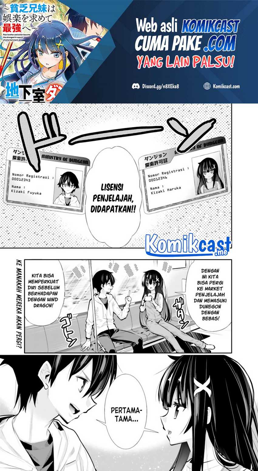 Baca Manga Chikashitsu Dungeon: Binbou Kyoudai wa Goraku o Motomete Saikyou e Chapter 20 Gambar 2