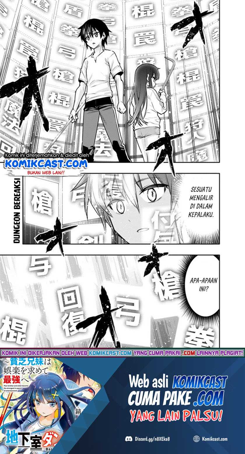 Baca Manga Chikashitsu Dungeon: Binbou Kyoudai wa Goraku o Motomete Saikyou e Chapter 03 Gambar 2