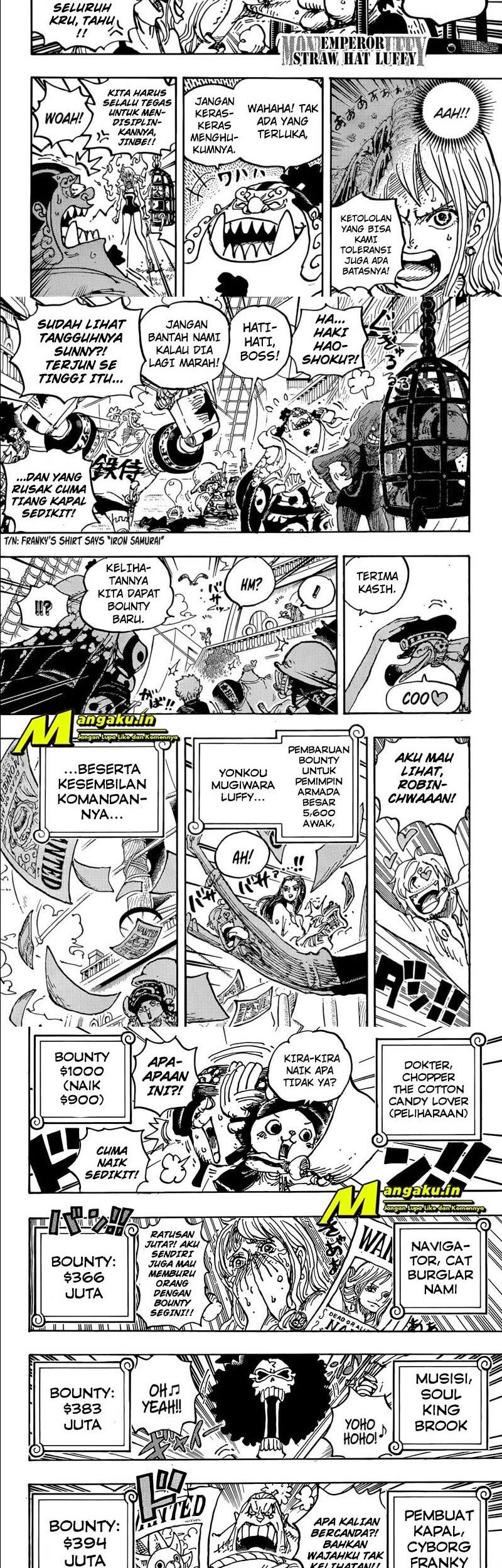 Baca Manga One Piece Chapter 1058 Gambar 2