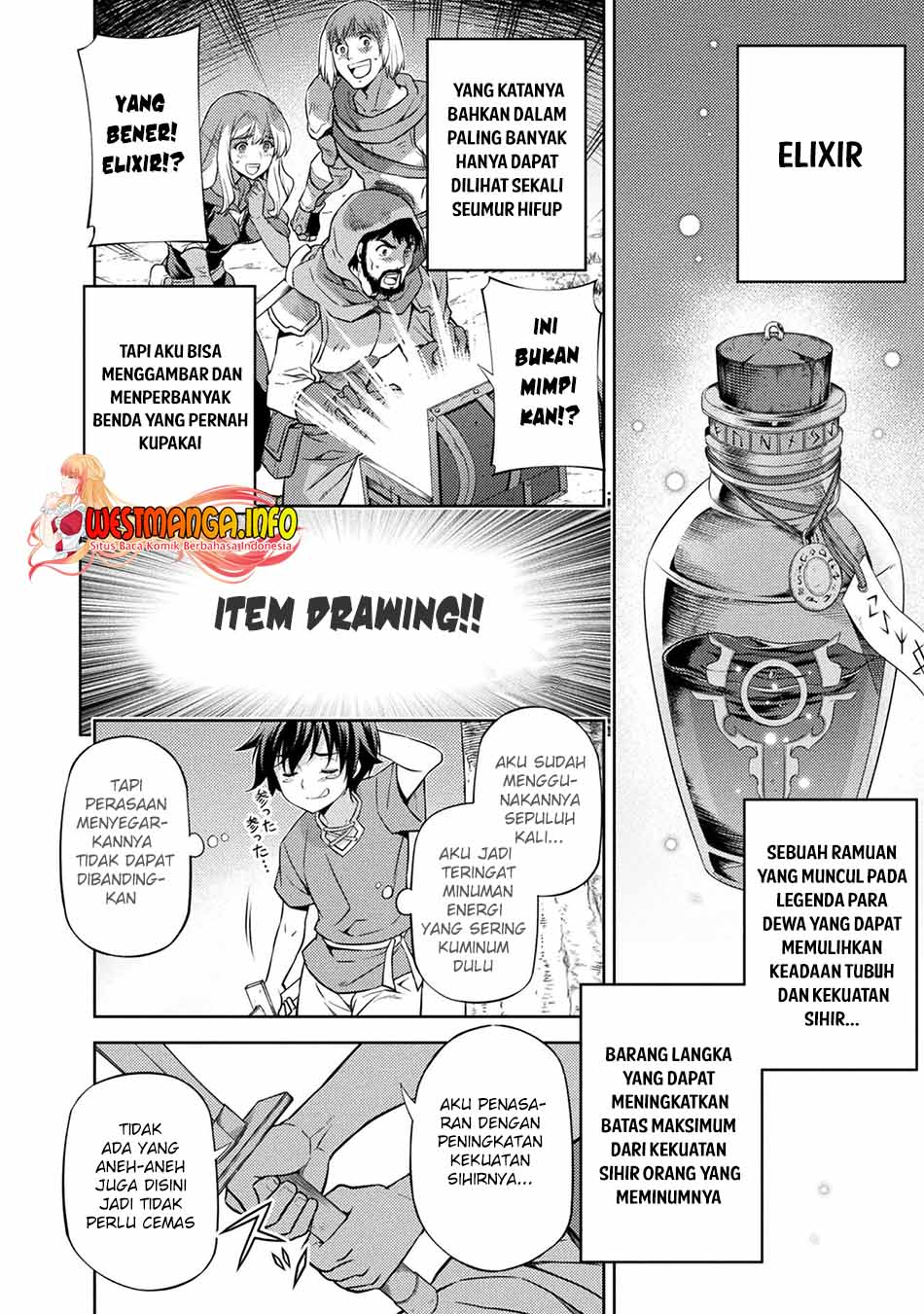 Drawing: Saikyou Mangaka wa Oekaki Skill de Isekai Musou Suru! Chapter 02 Gambar 34