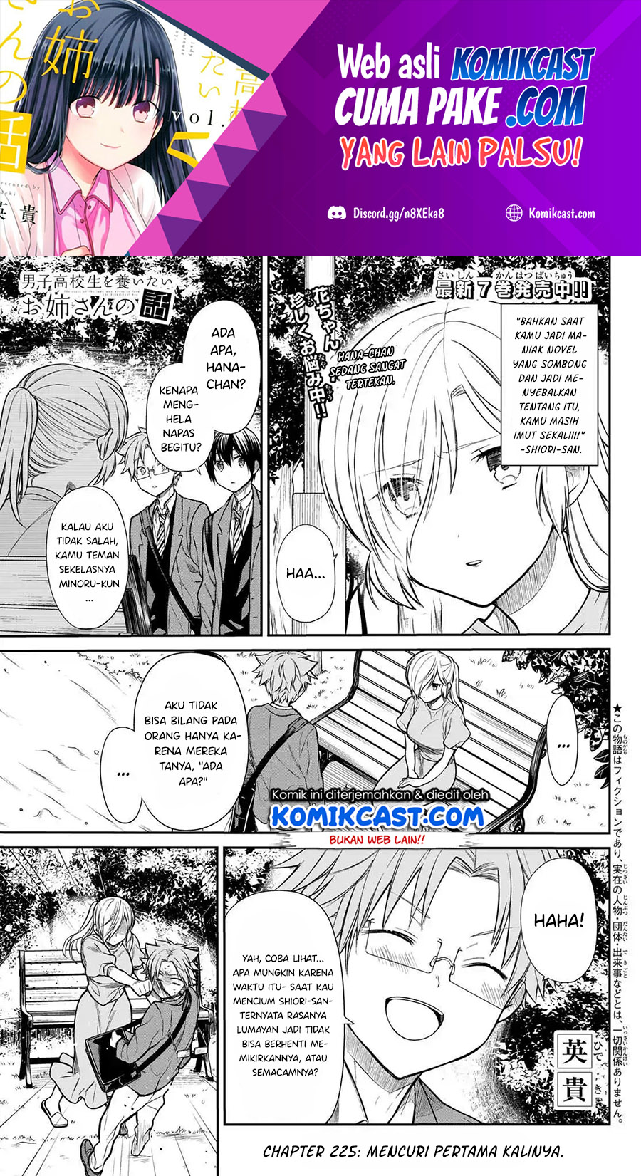 Baca Manga Danshi Koukousei wo Yashinaitai Onee-san no Hanashi Chapter 225 Gambar 2