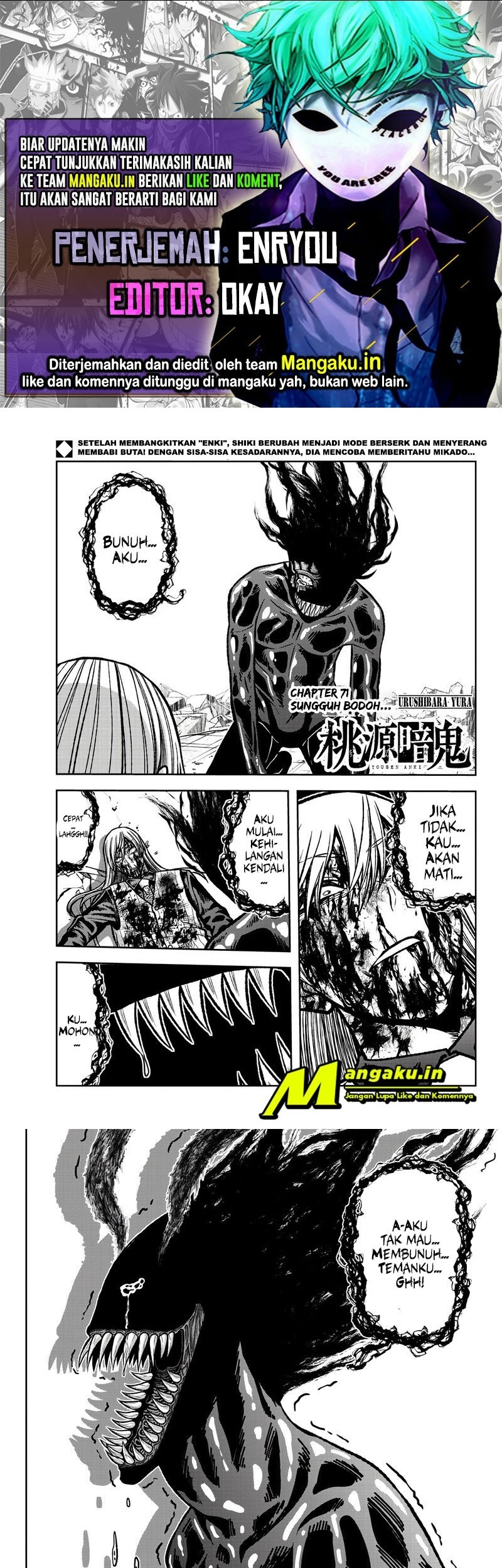 Baca Komik Tougen Anki Chapter 71 Gambar 1