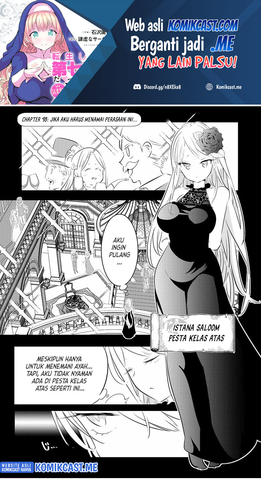 Baca Manga Tensei Shitara dai Nana Ouji dattanode, Kimamani Majutsu o Kiwamemasu Chapter 98 Gambar 2