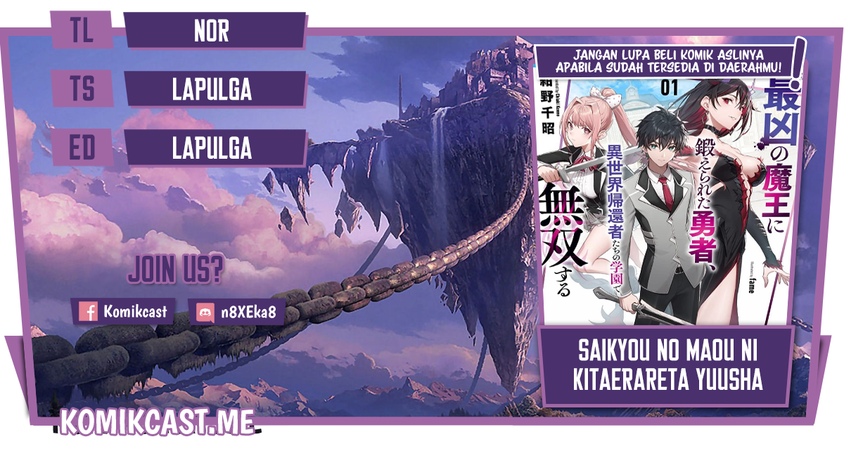 Baca Komik Saikyou No Maou Ni Kitaerareta Yuusha Chapter 06 Gambar 1