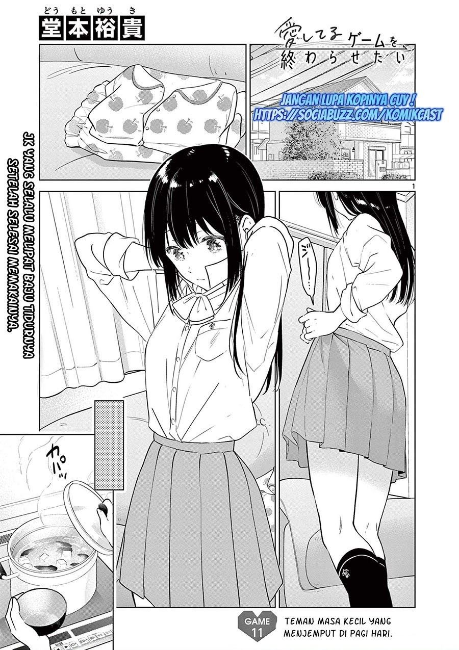Baca Komik Aishiteru Game wo Owarasetai Chapter 11 Gambar 1