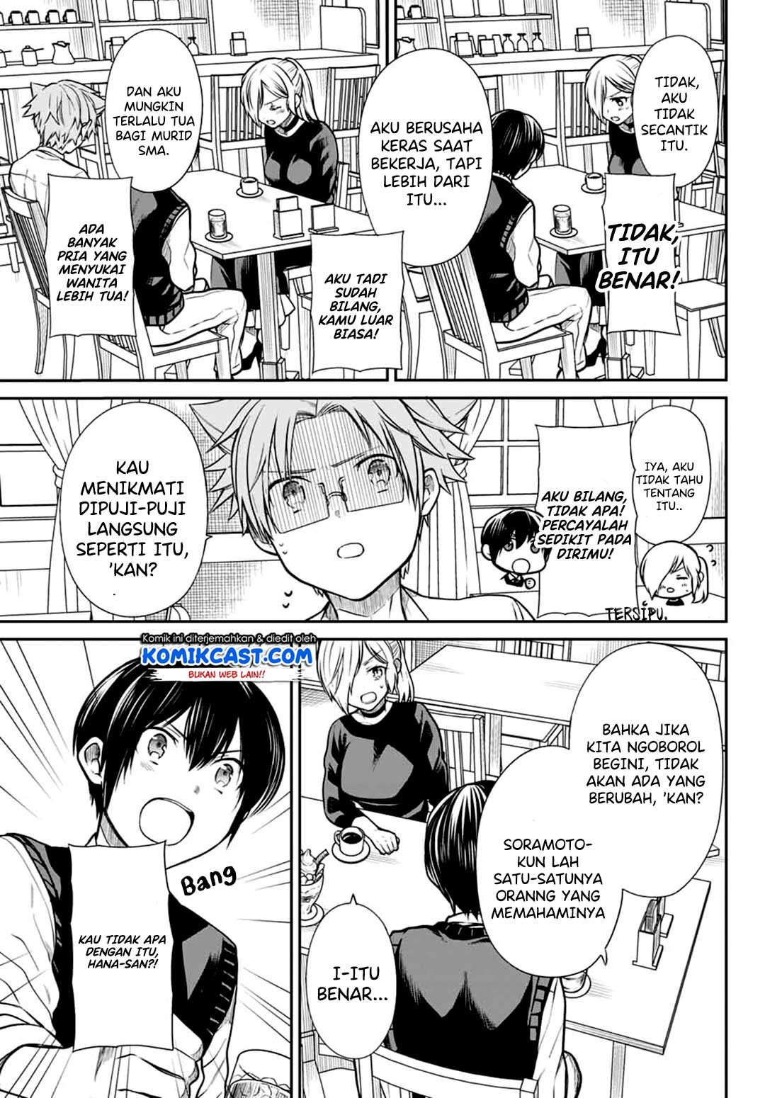 Danshi Koukousei wo Yashinaitai Onee-san no Hanashi Chapter 227 Gambar 6