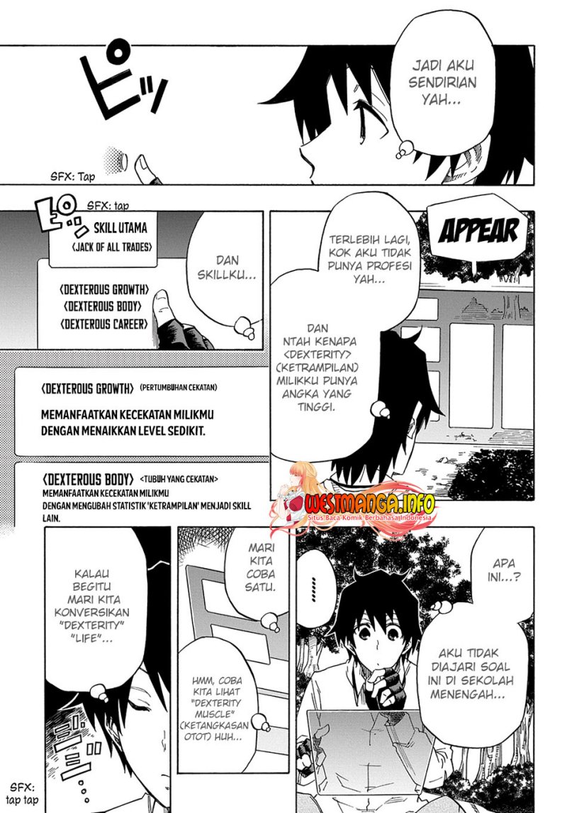 Kiyoubinbou, Jou wo Tateru – Kaitaku Gakuen no Rettousei na no ni, Joukyuu-shoku no Skill to Mahou ga Subete Tsukaemasu Chapter 01 Gambar 34