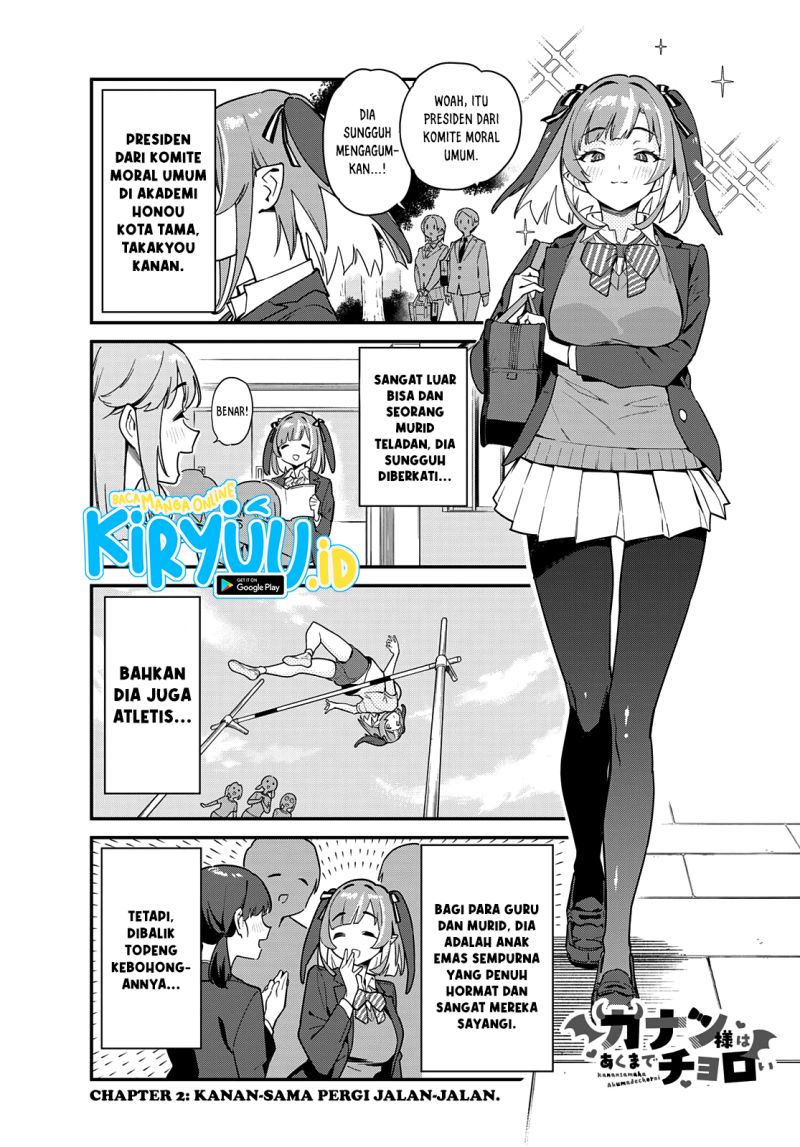Baca Manga Kanan-sama wa Akumade Choroi Chapter 02 Gambar 2
