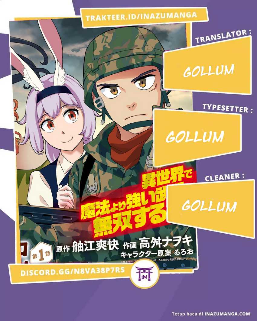 Baca Komik Bocchi Jieikan no Isekai Funsenki Chapter 02 Gambar 1