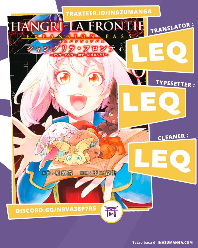 Baca Komik Shangri-La Frontier ~ Kusoge Hunter, Kamige ni Idoman to su~ Chapter 62 Gambar 1
