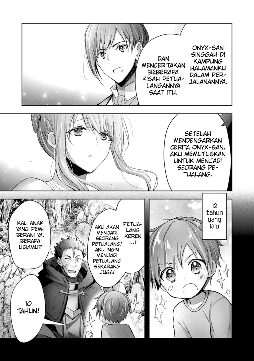 Uketsukejo ni Kokuhaku Shitakute Girudo ni Kayoitsumetara Eiyu ni Natteta Chapter 12 Gambar 20