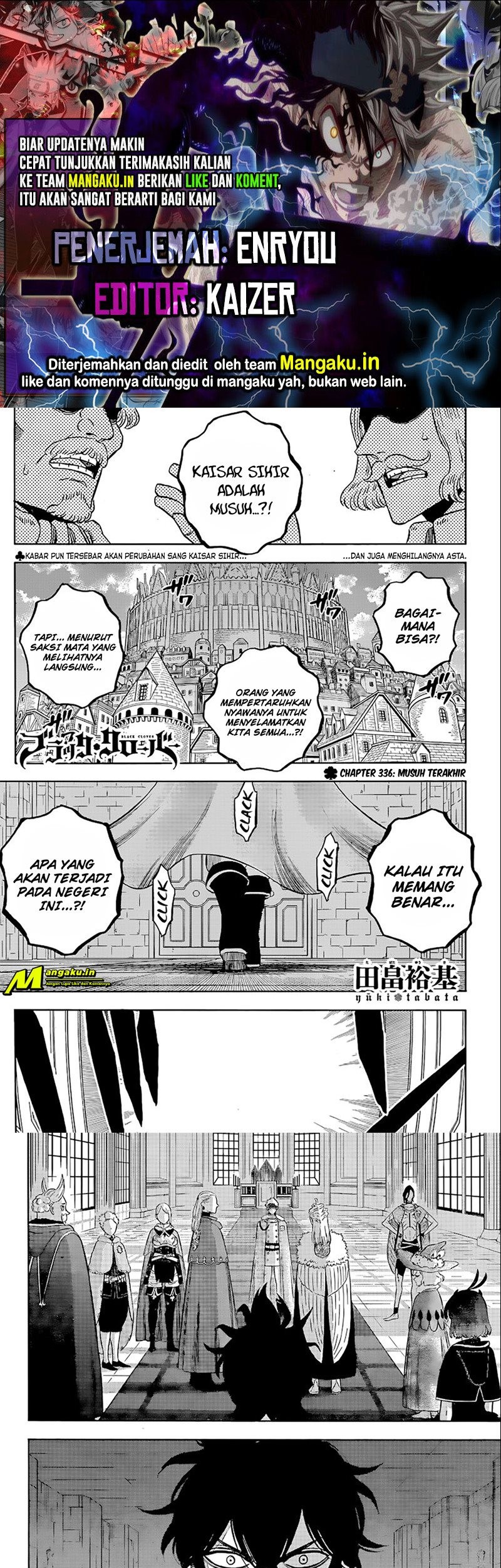 Baca Komik Black Clover Chapter 336 Gambar 1