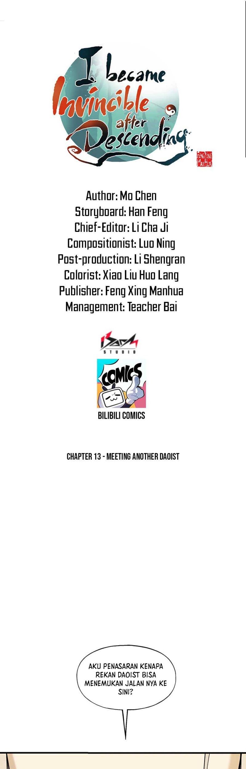 Baca Manhua I Became Invincible After Descending Chapter 13 Gambar 2