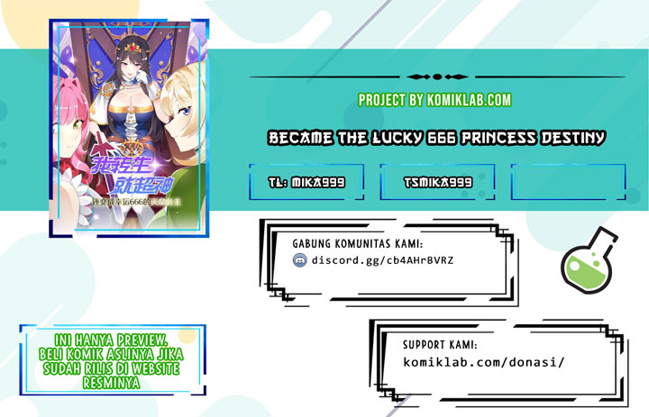 Baca Komik Became The Lucky 666 Princess Destiny Chapter 12 Gambar 1