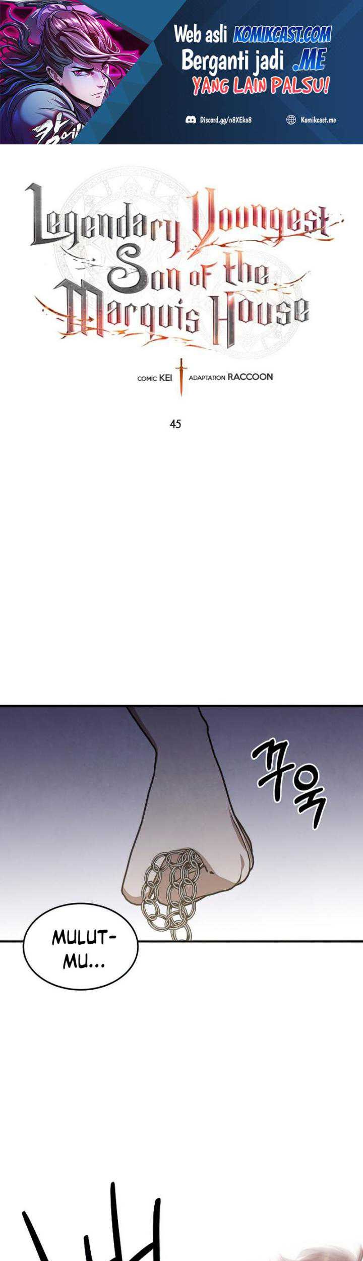 Baca Manhwa Legendary Youngest Son of the Marquis House Chapter 45 Gambar 2