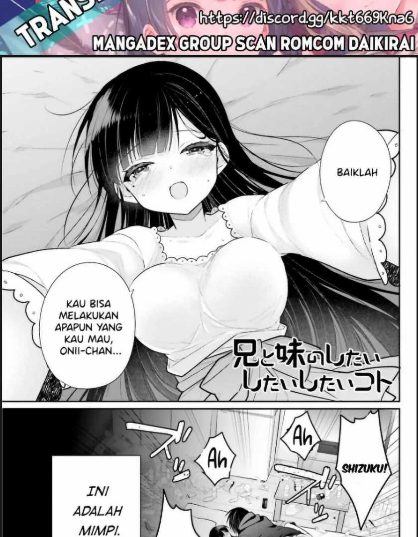 Baca Manga Ani to Imouto no Shitai Shitai Shitai Koto Chapter 01 Gambar 2