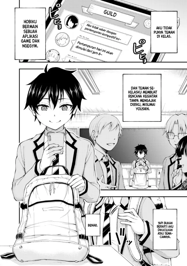 Inkya no Boku ni Batsu Game ni Kokuhaku Shitekita Hazu no Gyaru ga, Doumitemo Boku ni Betahore Desu Chapter 01.1 Gambar 4