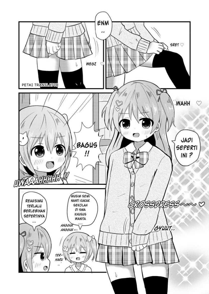 Baca Manga Josou Suisen de Joshikou ni Nyuugaku Shimashita Chapter 01 Gambar 2