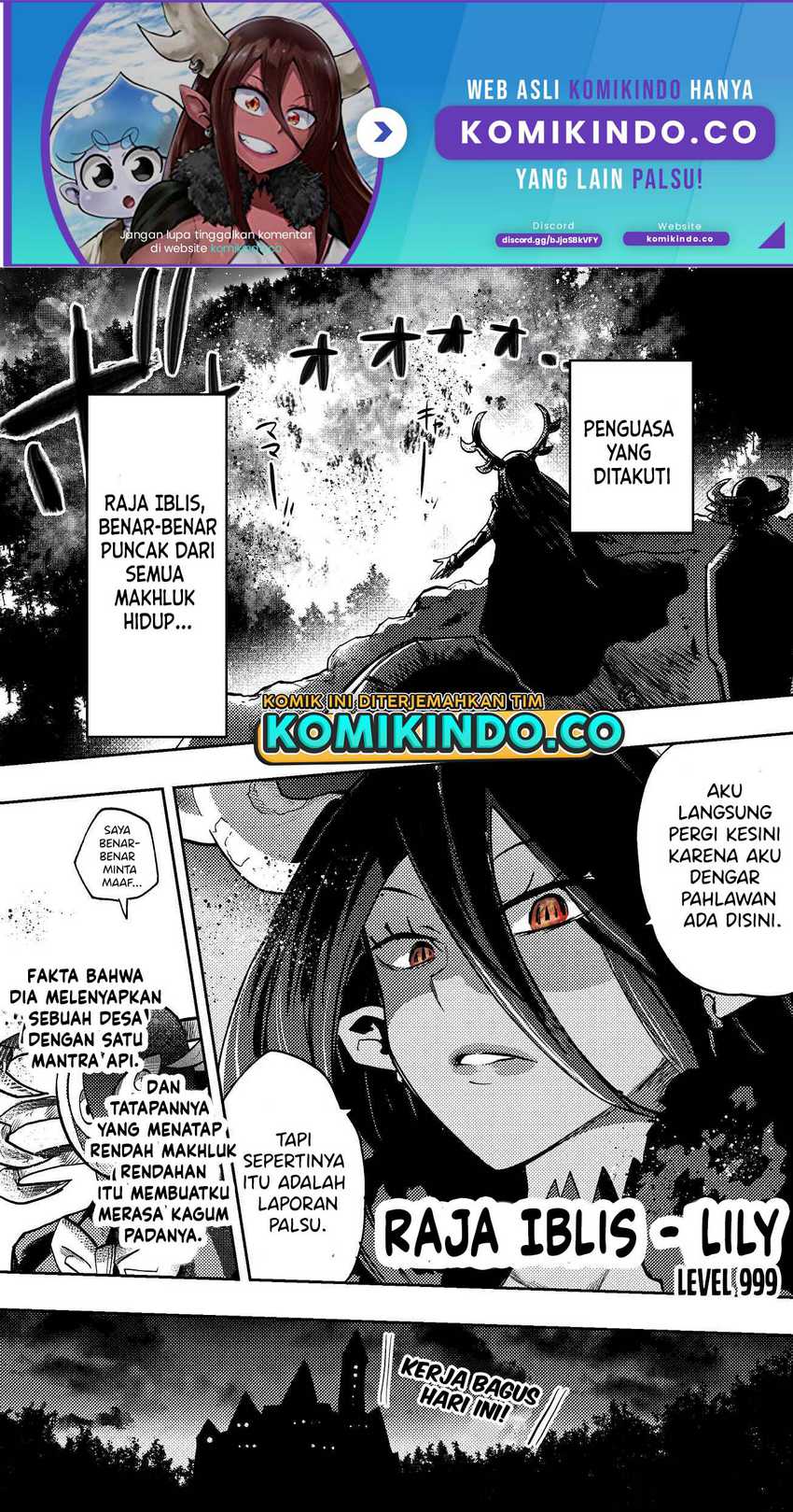 Baca Manga Level 999 Demon Lord and a Level 1 Slime Chapter 02 Gambar 2