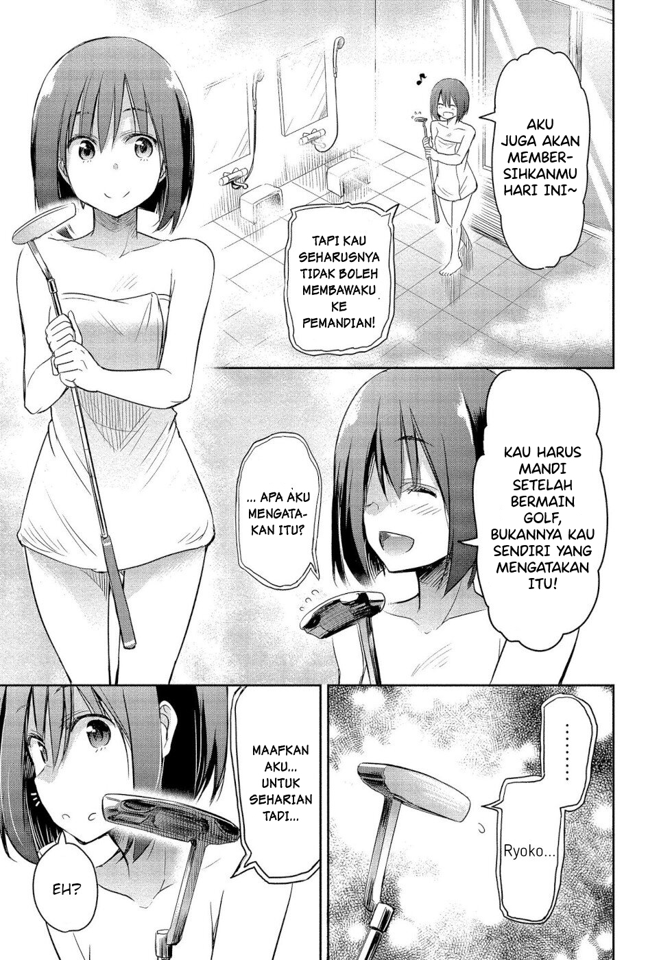 The Case Of Me, A Pro Golfer, Being Reincarnated As My Little Sister’s Putter Chapter 03 Gambar 15