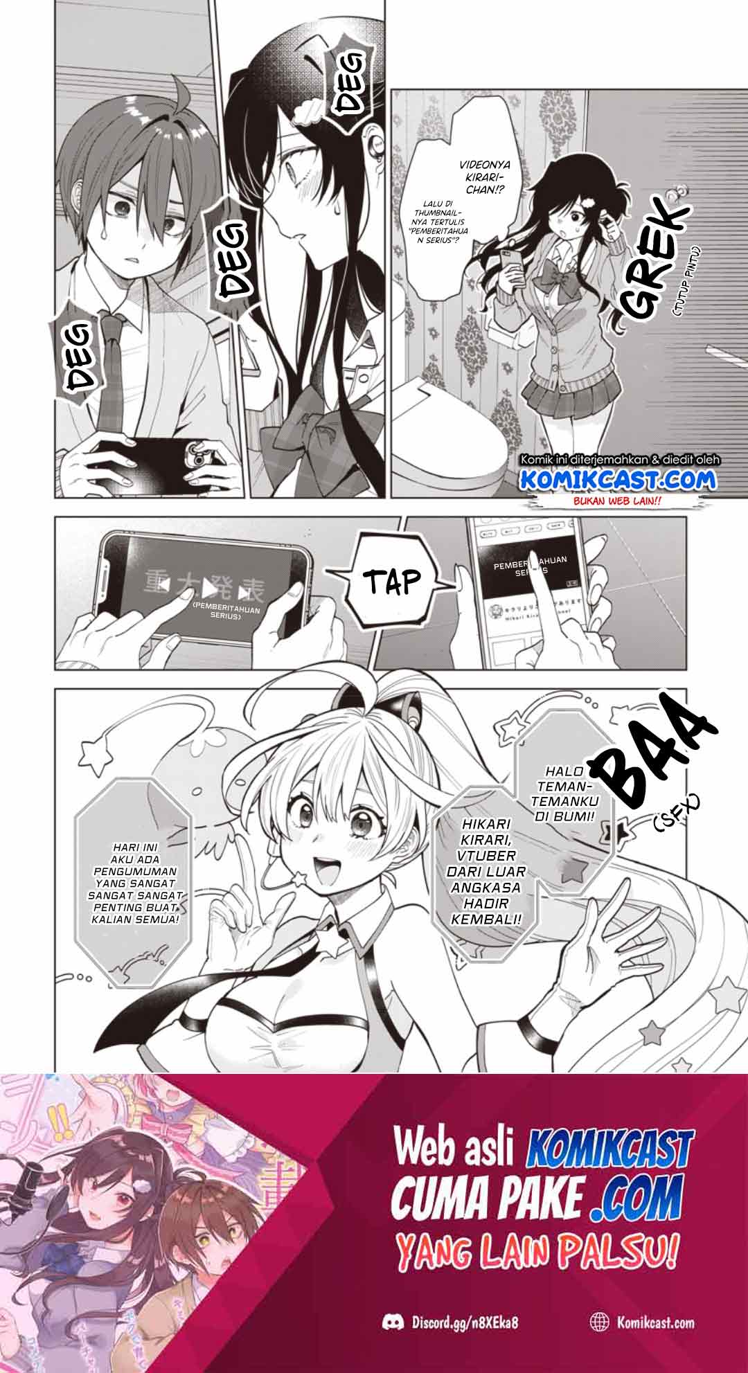 Baca Manga VTuber wa Mama Naranai! Chapter 01.3 Gambar 2