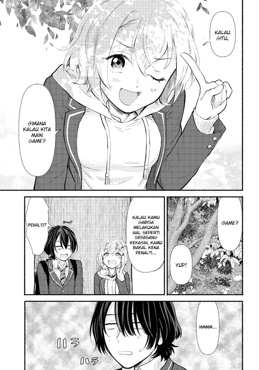 Nee, Mou Isso Tsukiacchau? Osananajimi no Bishoujo ni Tanomarete, Camo Kareshi Hajimemashita Chapter 03 Gambar 12