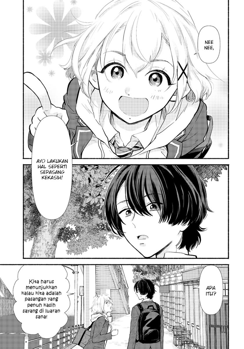 Nee, Mou Isso Tsukiacchau? Osananajimi no Bishoujo ni Tanomarete, Camo Kareshi Hajimemashita Chapter 03 Gambar 4