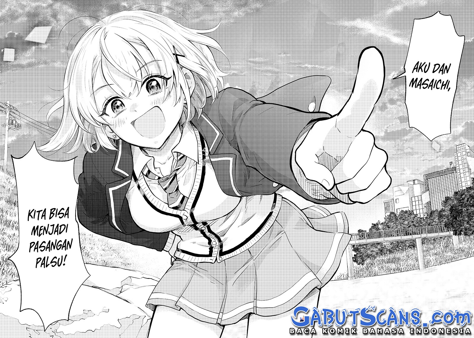 Nee, Mou Isso Tsukiacchau? Osananajimi no Bishoujo ni Tanomarete, Camo Kareshi Hajimemashita Chapter 01.2 Gambar 23