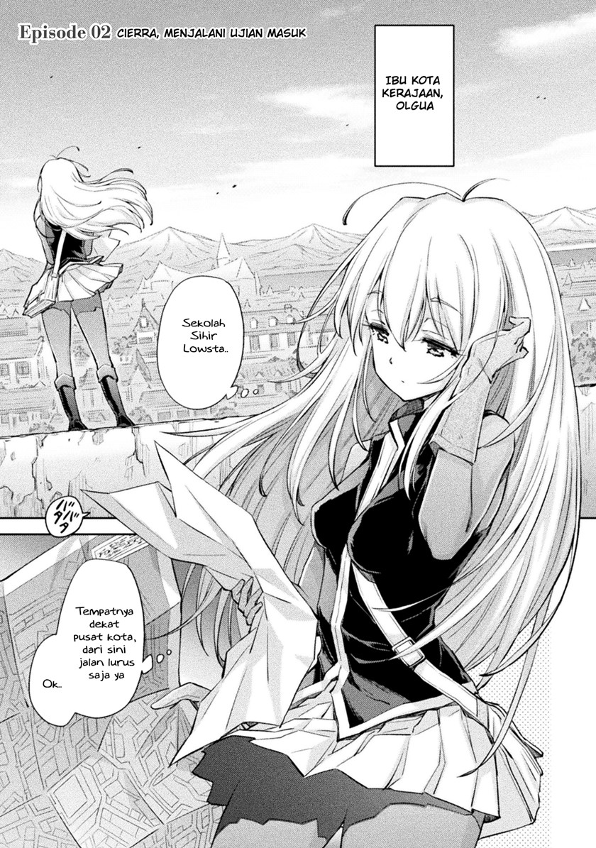 Baca Komik Saikyou no Youhei Shoujo no Gakuen Seikatsu Chapter 02 Gambar 1