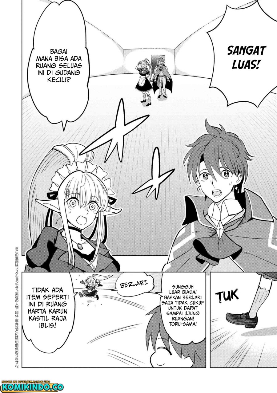 Souzou Renkinjutsushi wa Jiyuu wo Ouka suru: Kokyou wo Tsuihou saretara, Maou no Ohizamoto de Chouzetsu Kouka no Magic Item Tsukuri-houdai ni Narimashita Chapter 04.2 Gambar 21