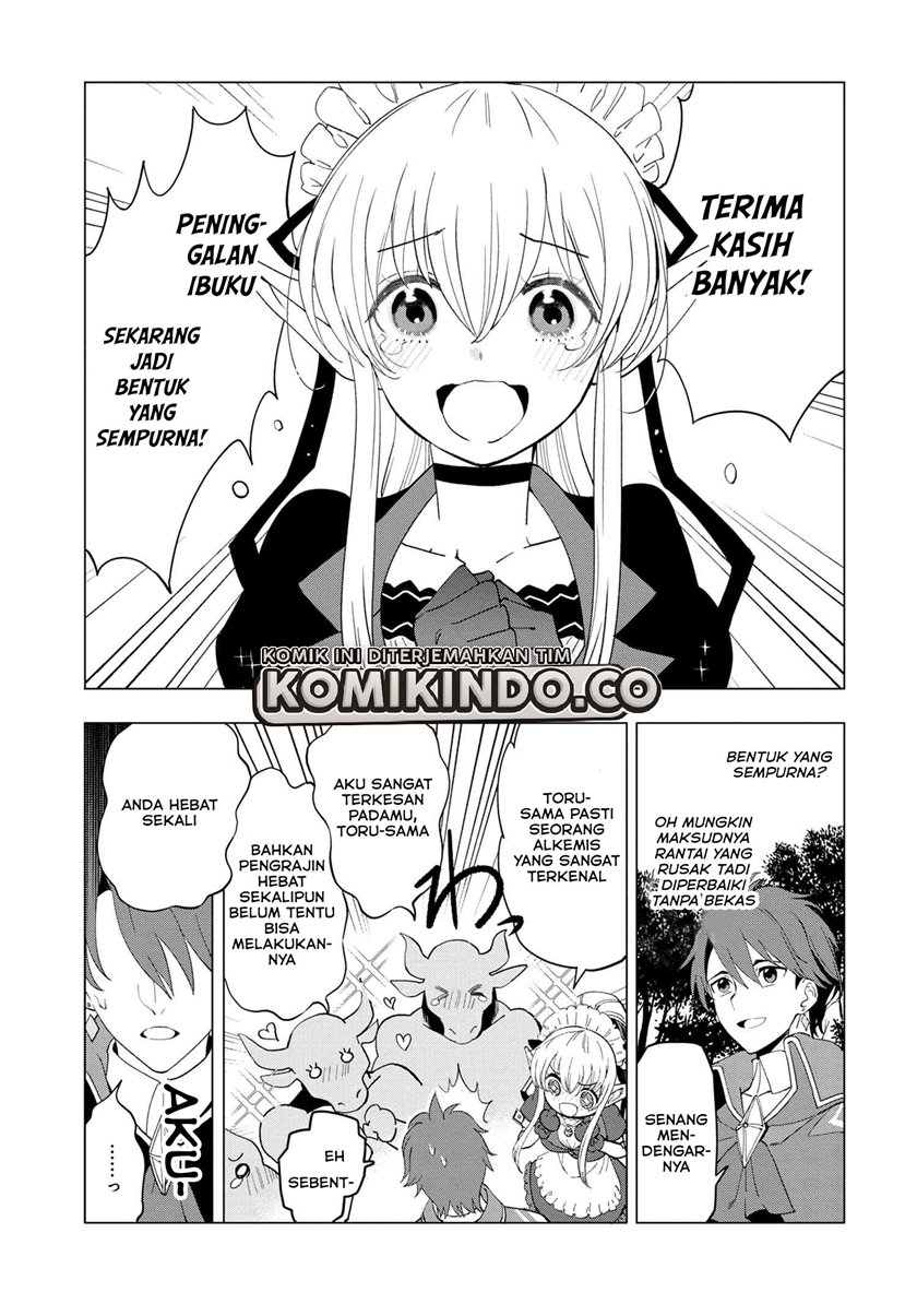 Souzou Renkinjutsushi wa Jiyuu wo Ouka suru: Kokyou wo Tsuihou saretara, Maou no Ohizamoto de Chouzetsu Kouka no Magic Item Tsukuri-houdai ni Narimashita Chapter 01.4 Gambar 10