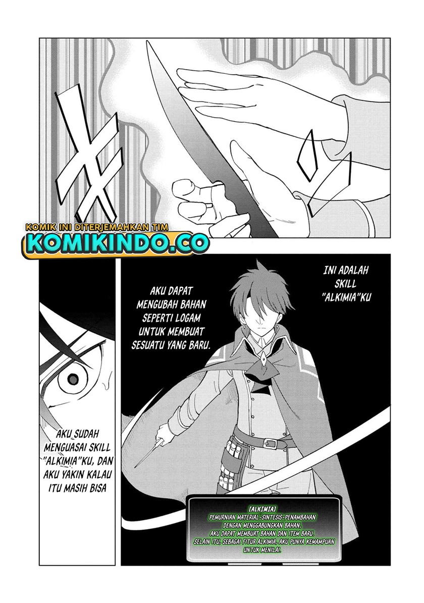 Souzou Renkinjutsushi wa Jiyuu wo Ouka suru: Kokyou wo Tsuihou saretara, Maou no Ohizamoto de Chouzetsu Kouka no Magic Item Tsukuri-houdai ni Narimashita Chapter 01.2 Gambar 6