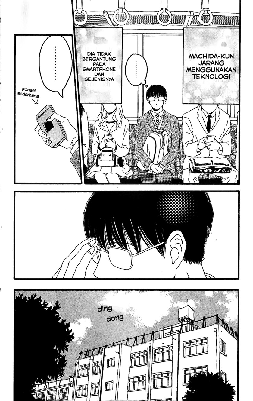 Machida-kun no Sekai Chapter 01 Gambar 17