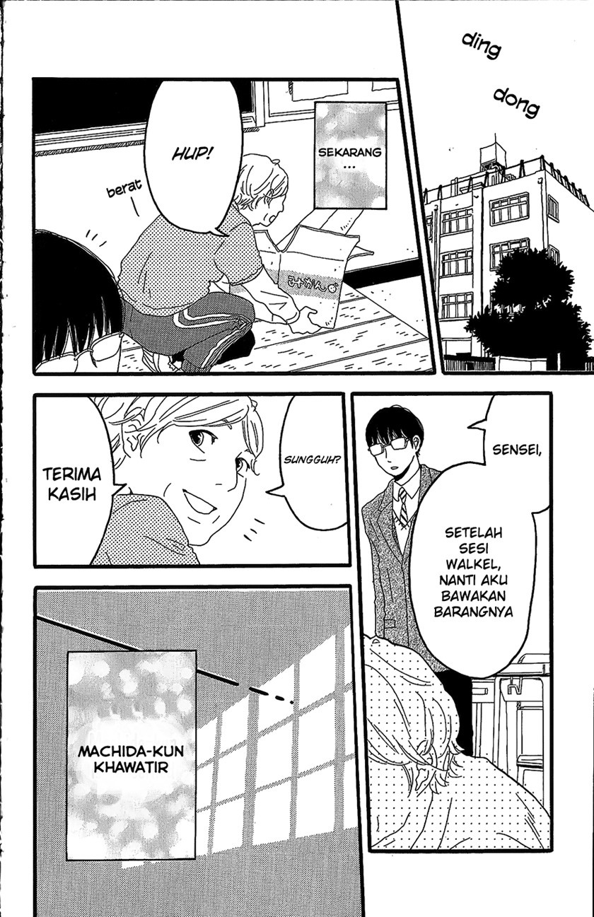 Machida-kun no Sekai Chapter 01 Gambar 31