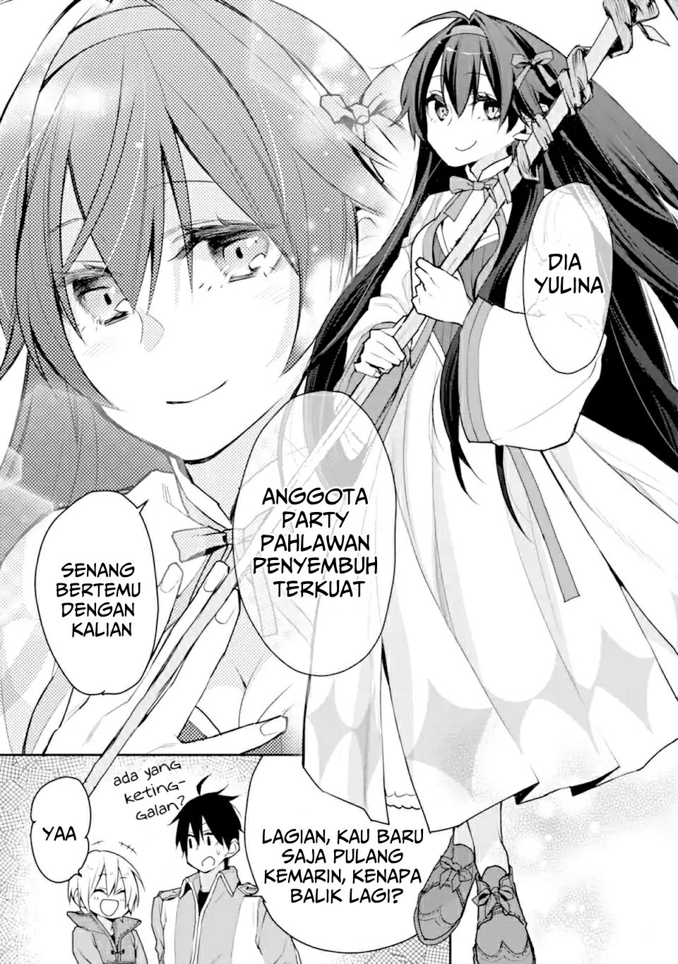 Saikyou no Madoshi. Hisa ni Ya wo Ukete Shimatta no de Inaka no Eihei ni Naru Chapter 23.1 Gambar 5