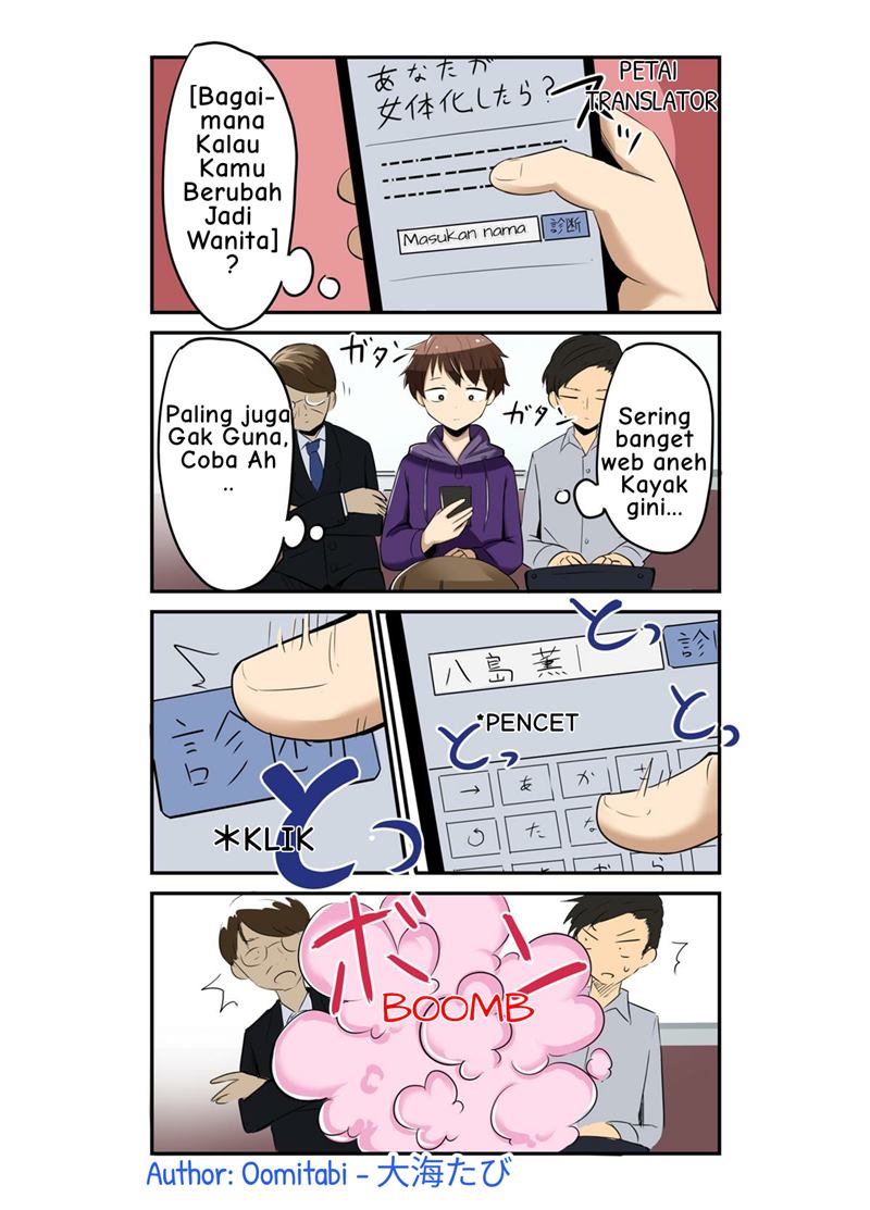 Baca Manga After Visiting An Odd Website, I Transformed Into A Girl Chapter 1 Gambar 2
