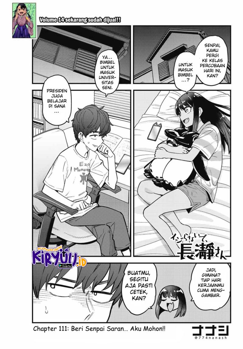 Baca Manga Ijiranaide, Nagatoro-san Chapter 111 Gambar 2