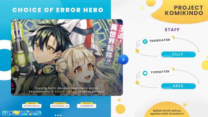 Baca Komik Choice of Error Hero Chapter 03 Gambar 1