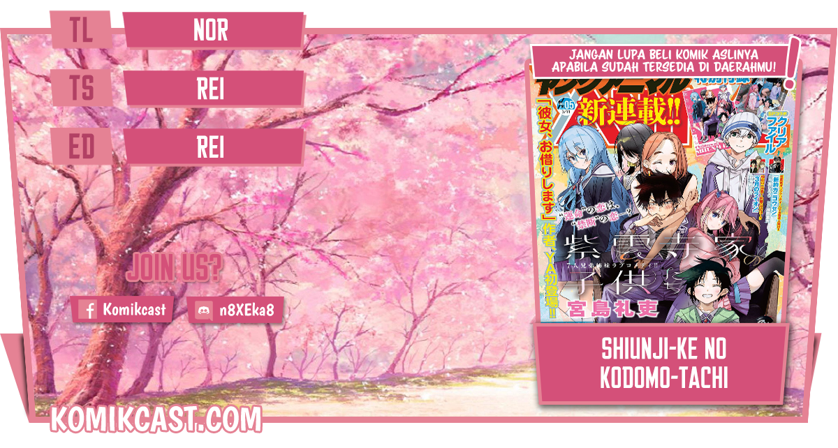 Baca Komik Shiunji-ke no Kodomo-Tachi Chapter 01.1 Gambar 1