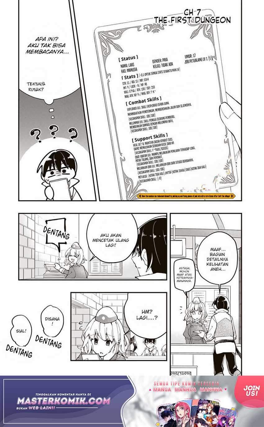 Baca Manga Kiwameta Heel ga Subete wo Iyasu! – Mura de Muyou ni natta Boku wa, Hirotta Gomi wo Geki Rare Item ni Shuuzen shite Nariagaru Chapter 07 Gambar 2