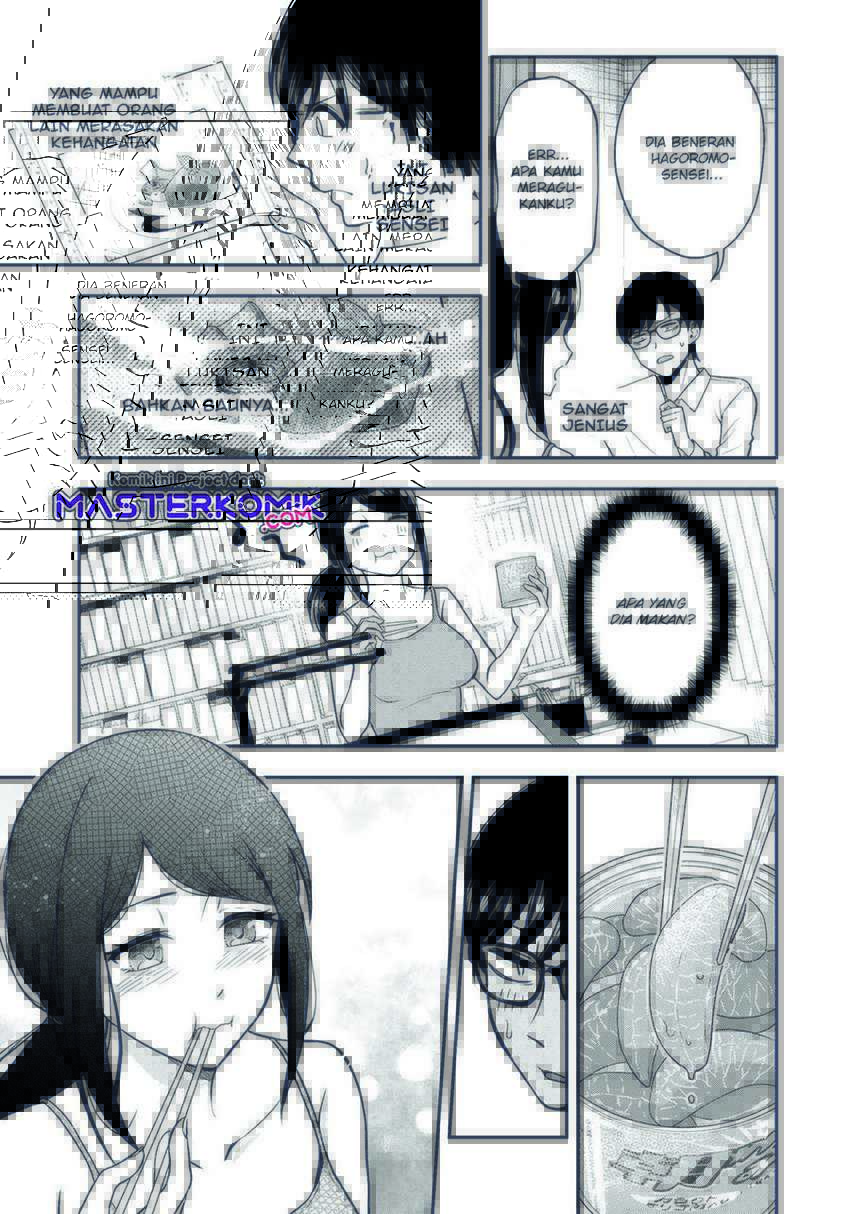 Hagoromo-sensei wa Kyou mo Kanzume Chapter 01 Gambar 14