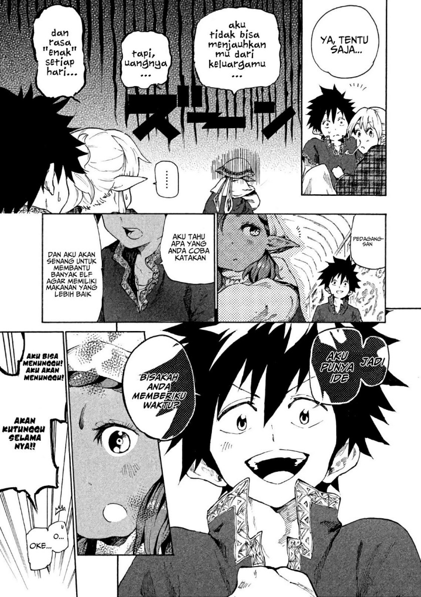Mazumeshi Elf to Yuubokugurashi Chapter 05 Gambar 16