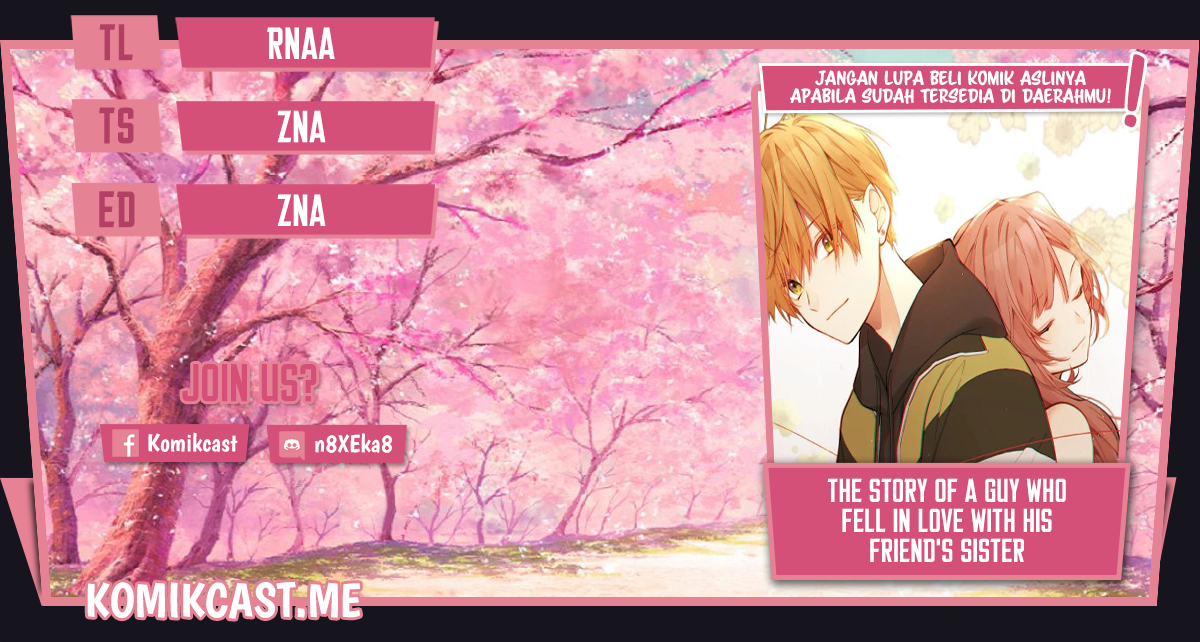 Baca Komik The Story of a Guy who fell in love with his Friend’s Sister Chapter 15 Gambar 1