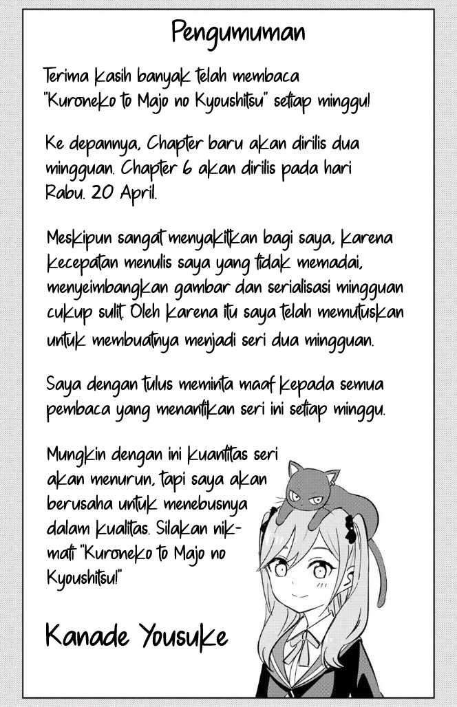 Kuroneko to Majo no Kyoushitsu Chapter 05 Gambar 28