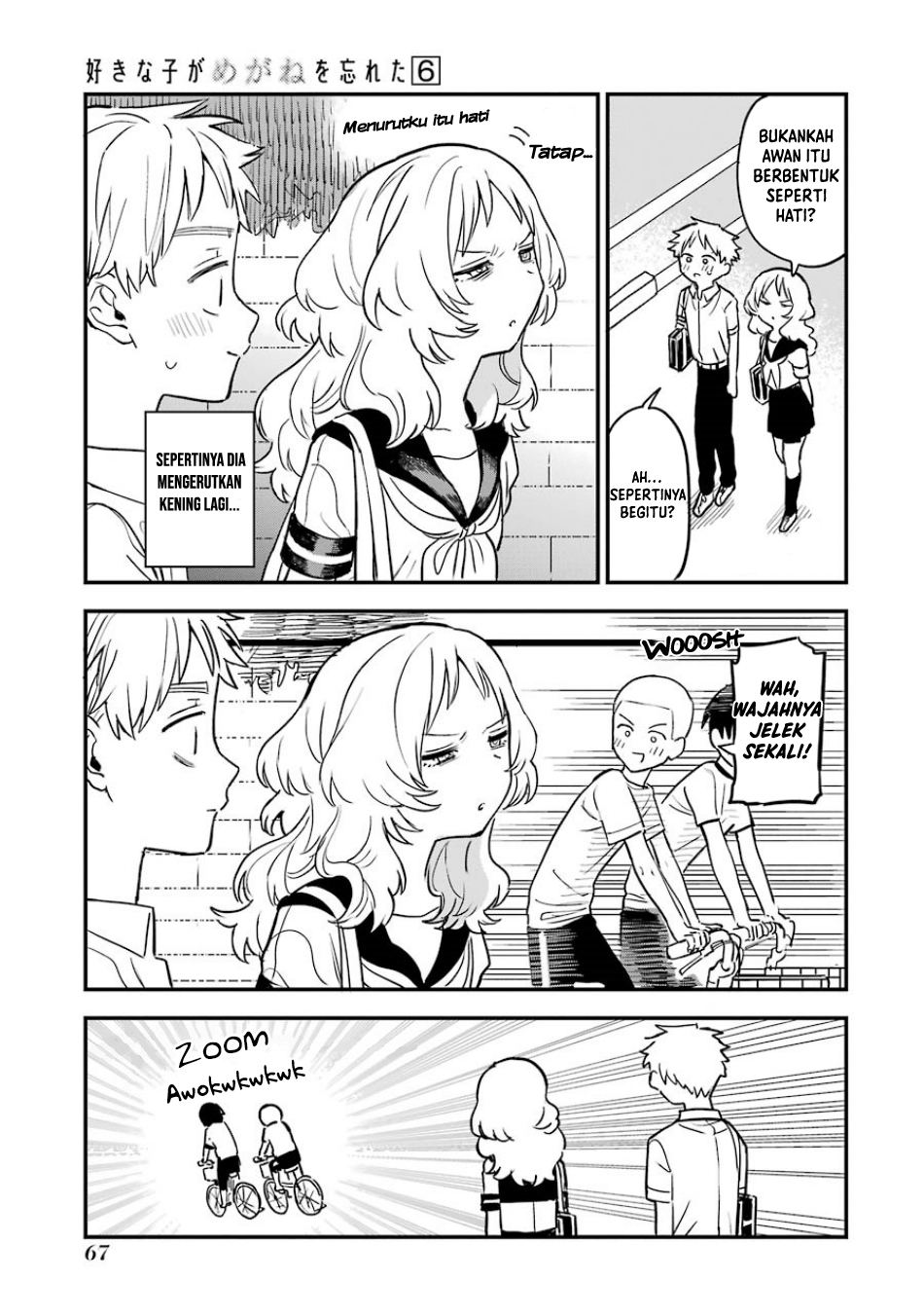 Baca Manga Sukinako ga Megane wo Wasureta Chapter 61 Gambar 2
