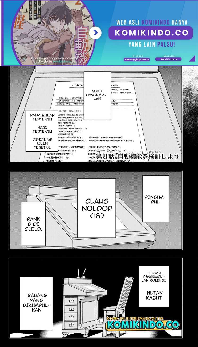 Baca Manga Dame Skill [Auto Mode] ga Kakuseishimashita ~Are, Guild no Scout-san, Ore wo “Iranai”-tte Itte Masendeshita?~ Chapter 08 Gambar 2